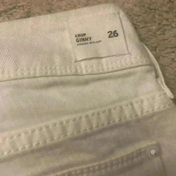 NWOT Hudson Ginny crop jeans in white size 26 - Picture 3 of 6